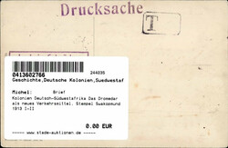 Kolonien Deutsch-Südwestafrika Das Dromedar als neues Verkehrsmittel ...