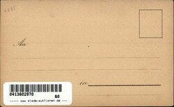 Vorläufer Hamburg, Verlag Scheiner ca. 1888 I-II  Automatically ...