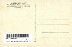 Fürth (6682) Gasthaus Kiefer, Handlung Hof, Fahrrad I  Automatically ...