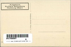 Homburg-Saar (6650) Gasthaus zum Kurhaus Schlossberg I  Automatically ...