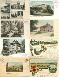 108030: Germany West, Zip Code W-80, 803 München-Land West - Picture postcards