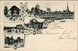 102160: Deutschland West, Plz Gebiet W-21, 216 Stade - Postkarten