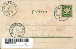 Weißenhorn (7912) Brauhaus, Schloss 1902 I-II  Automatically ...