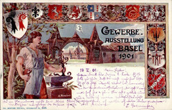 190050: Switzerland, Canton Basel-Stadt - Picture postcards