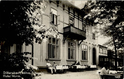 Dittersbach Foto-AK Hotel Worm I-II