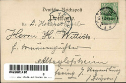 Erfurt (o-5000) Bouquet- und Kranzbinderei Schmidt 1903 I-II  ...