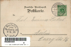 Eichwalde (o-1603) Restaurant Schwedisches Blockhaus 1899 I-II