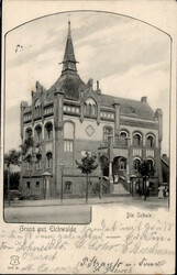 Eichwalde (o-1603) Schule 1907 I-II
