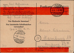 1305: Bizone - Postal stationery
