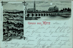 Metz (Frankreich) Mondschein-AK 1898 I  Automatically generated ...