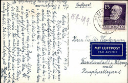 Berlin 15 Pf. Männer Berlins (I) Rudolf Virchow als portogerechte EF ...