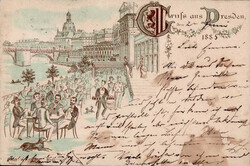 Vorläufer 1885 Dresden II- (Eckbug, fleckig)  Automatically ...