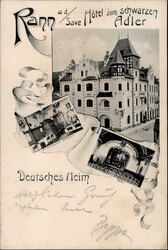 Slowenien Brezice Rann an der Save, Hotel zum Schwarzen Adler 1911 ...