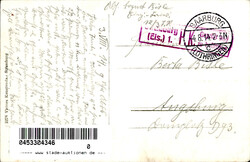 Gosselmingen (Frankreich) Dolvingen, Gasthaus Ohmer, Fahrrad 1914 I-II