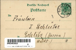 HANDGEMALT - GSK Landwirtschaft sign. H.R.1899 o Schlitz ...