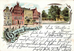 112200: Germany East, Zip Code O-22, 220 Greifswald - Picture postcards