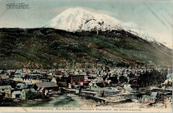 Vereinigte Staaten von Amerika Alaska, Skagway und Mount Dewey ...