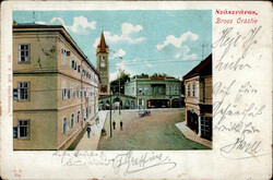 Broos (Rumänien) Strassenpartie 1927 II (Ecken ...