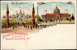 LEIPZIG (o-7000) - AUSSTELLUNG 1897 Binderei & Papierhalle ...