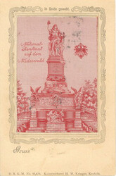 SEIDENKARTE - National-Denkmal auf dem NIEDERWALD IAutomatically ...