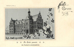 SEIDENKARTE - KREFELD Königl. Amtsgericht IAutomatically generated ...