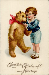 Teddybär - Geburtstag beschrieben IAutomatically generated ...