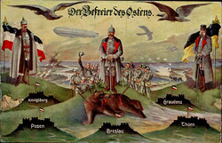 OSTPREUSSEN - der BEFREIER OSTPREUSSENS mit BRESLAU KÖNIGSBERG THORN ...