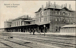 BURDUJENI (Rumänien) - Bahnhof IAutomatically generated translation ...