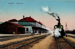 BRASSO (Rumänien) - Bahnhof mit Lokomotive IAutomatically generated ...