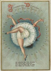 STELL-KLAPPKARTE - Immerwährender DATUMANZEIGER für alle Tage des ...