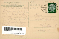 SCHACH - Erholungsheim PAUDRITZSCH Lese- und Schreibzimmer im ...