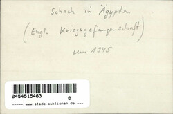 SCHACH - SCHACH in ÄGYPTEN - seltenes Foto(11,5x7,5cm) Englische ...