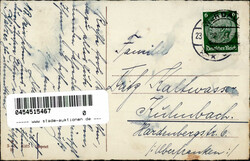 SCHACH - 1 Zwerg mit SCHACHBRETT als Weihnachtsgeschenk I-II  ...