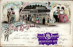 Judaika - KARLSBAD mit Juden Ecke gestoßen II  Automatically ...