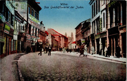 Judaika - WILNA Geschäftsviertel der Juden beschrieben I  ...