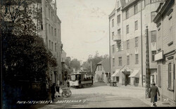 RIGA (Lettland) - seltene SXtrassen-Ak mit STRASSENBAHN I  ...
