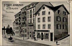 ST.GALLEN (St. Gallen) - Schuhlager A.Egger Davidstrasse I  ...
