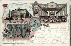 WIEN (Österreich) - HOTEL KRANTZ Gruss aus dem SPATENBRÄU Wien I-II ...