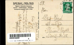 HALLE Saale (o-4000) - CAFE BAUER Innenansicht I