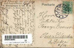 HALLE Saale (o-4000) - LANDWIRTSCHAFTLICHE MASCHINEN-FABRIK ...