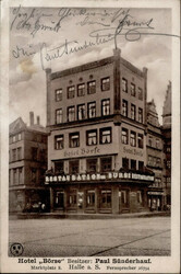 HALLE Saale (o-4000) - Hotel Börse Markplatz 8 I-II