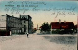AMMENDORF b. Halle Saale (o-4002) - Blick nach dem Spritzenhaus I-II