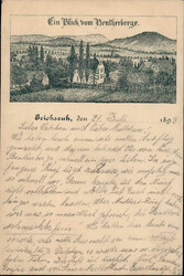 Vorläufer 1893 ERICHSRUH - Blick vom BENTHERBERGE o Hannover I  ...