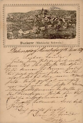 Vorläufer 1889 BUCKOW Märkische Schweiz - I  Automatically ...