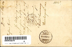 Vorläufer SCHWEIZ (Zürich) - GSK mit Zusatzfrankatur als ...