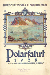 ARKTIS - POLARFAHRT 1928 bebildertes Werbeheft d. Norddeutschen Lloyd ...