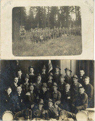 PFADFINDER - 2 Foto-Ak PFADFINDER-ABTEILUNG beschrieben 1914/15 I-II  ...