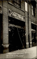 REVOLUTION MÜNCHEN 1919 - Foto-Ak Nach dem Kampf Beschädigter Laden ...
