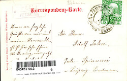 ROKITNITZ,Böhmen - Bahnhof mit Eisenbahn IAutomatically generated ...