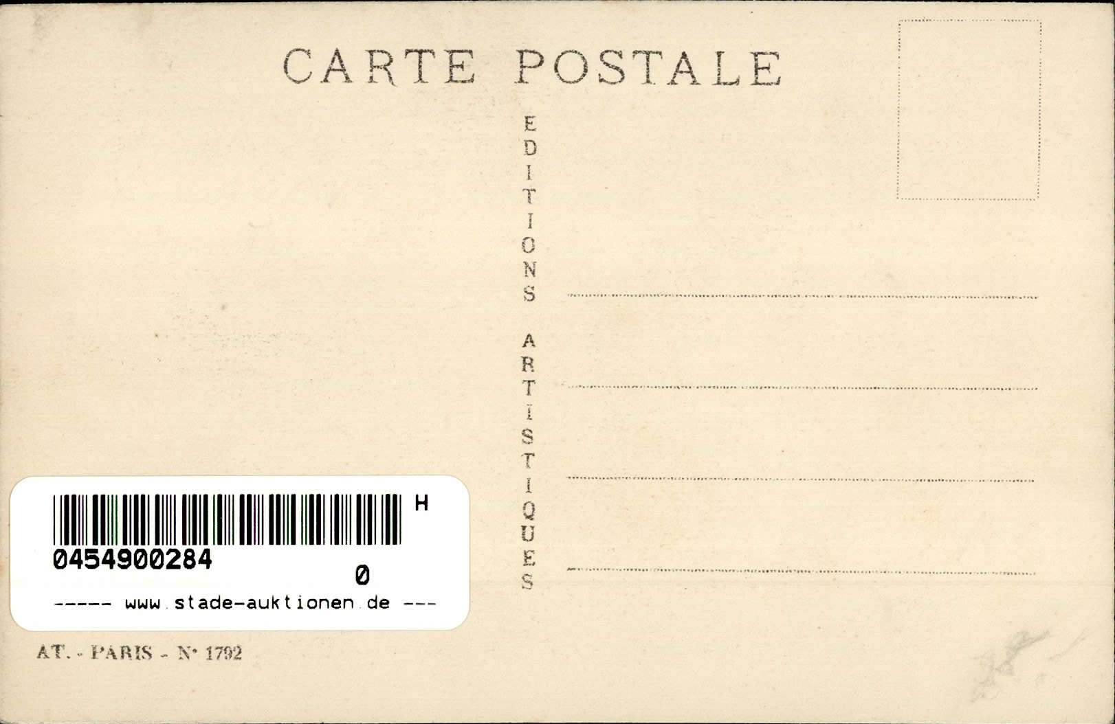 Image 1 for lot number 846 for 70th Stade Auction